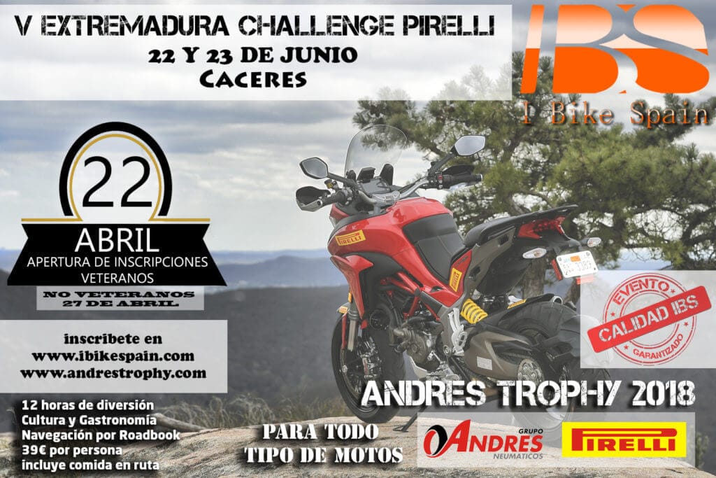 andrés trophy extremadura challenge pirelli andrés trophy extremadura challenge pirelli