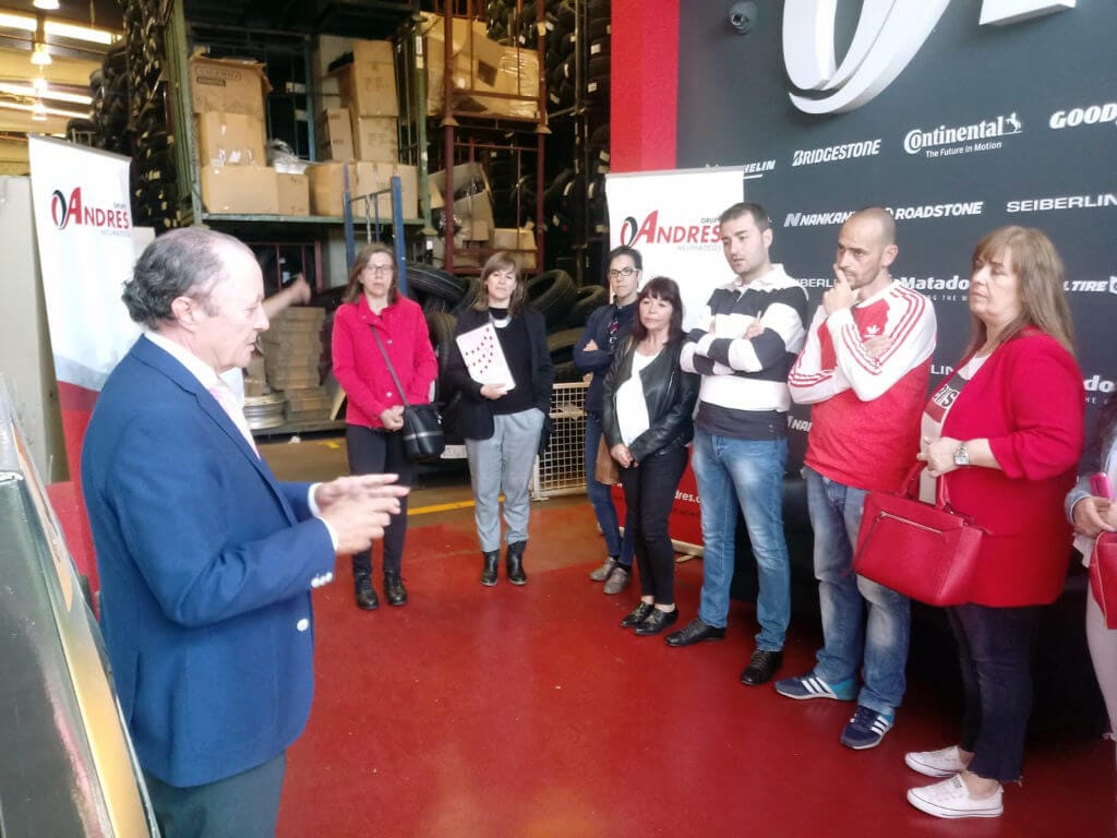 Lanzadera de empleo visita-lanzadera-a-Grupo-Andrés-1