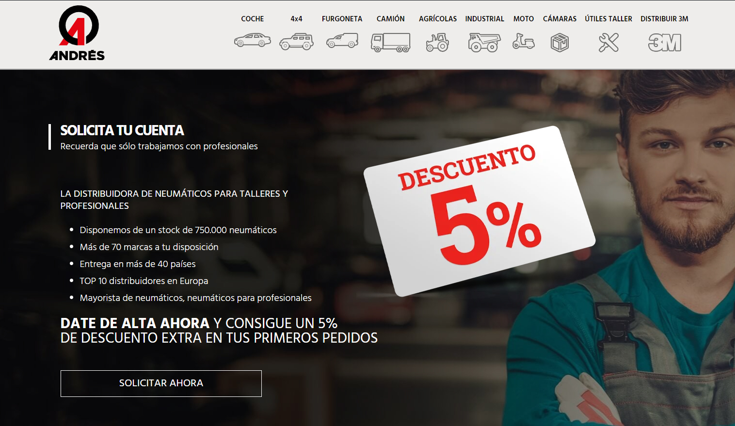 Neumáticos para talleres