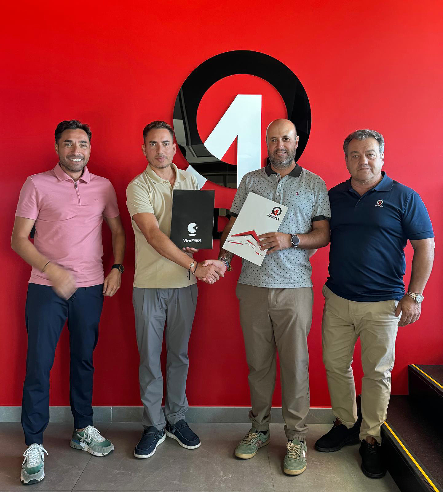 Firma acuerdo Grupo Andrés Virofend contra el cáncer