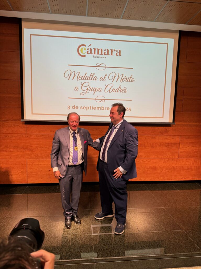 Medalla al Mérito Grupo Andrés Cámara Comercio Salamanca