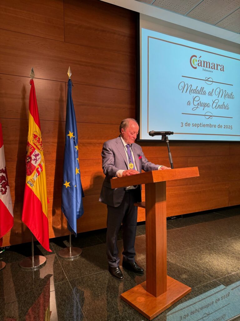 Medalla al Mérito Grupo Andrés Cámara Comercio Salamanca